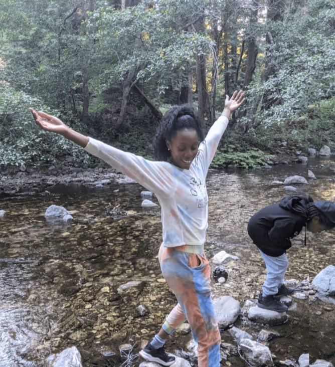 Daja in creek